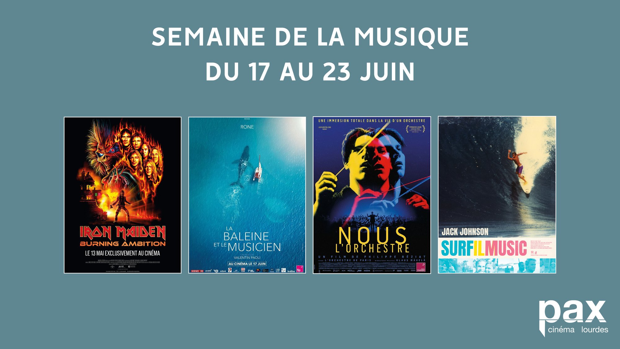 La semaine de la musique au Cinéma Pax