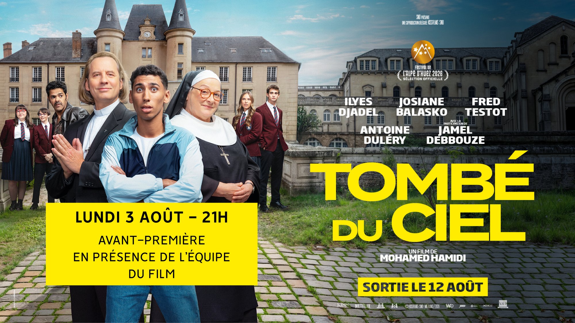 Avant-première en présence de l&rsquo;équipe du film : « Tombé du ciel »