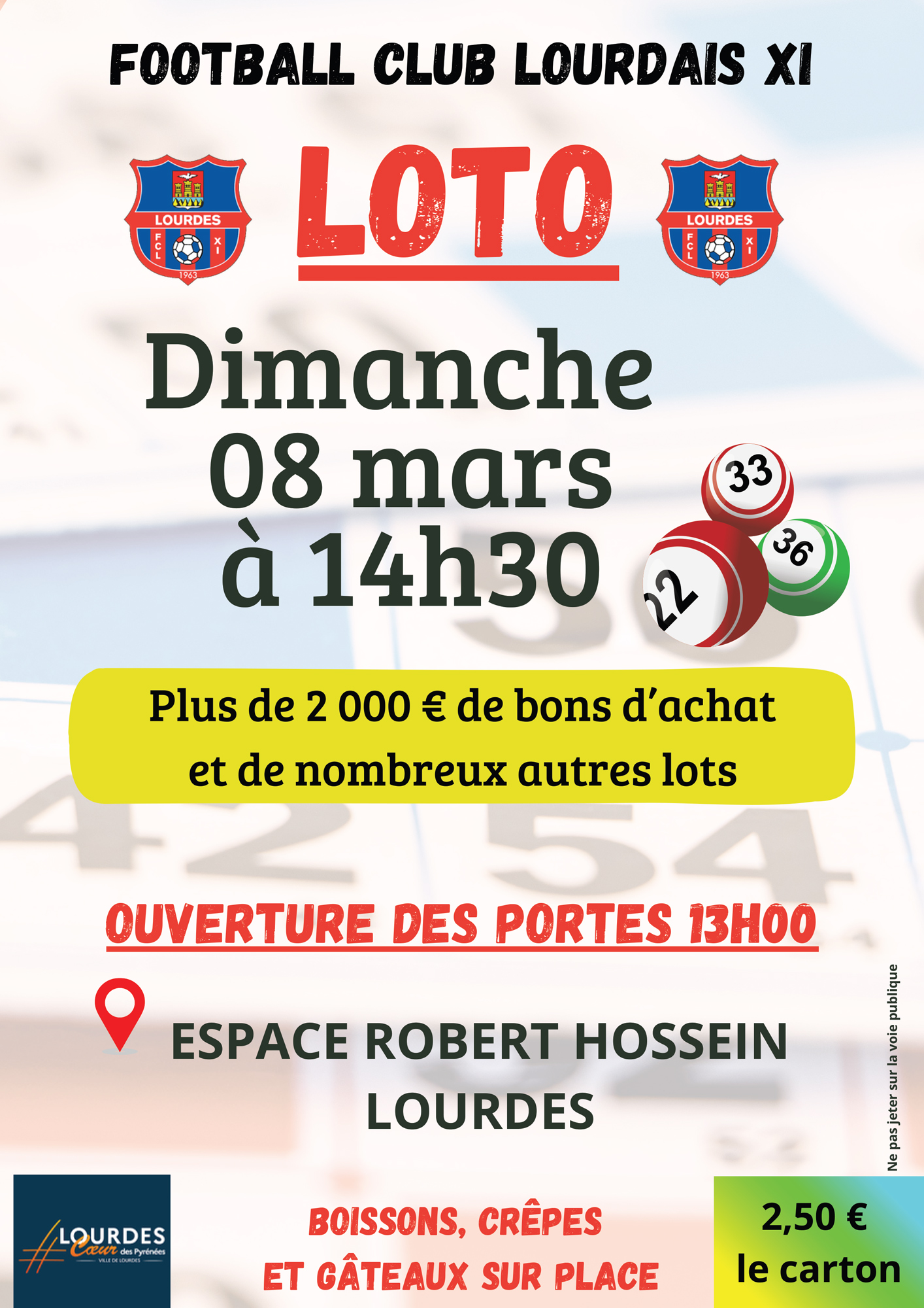 Loto du Football Club Lourdais XI