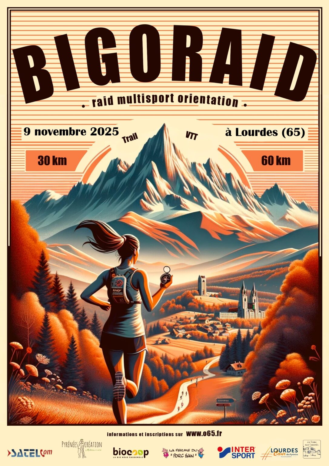 Orientation, trail et VTT : le Bigoraid débarque à Lourdes !