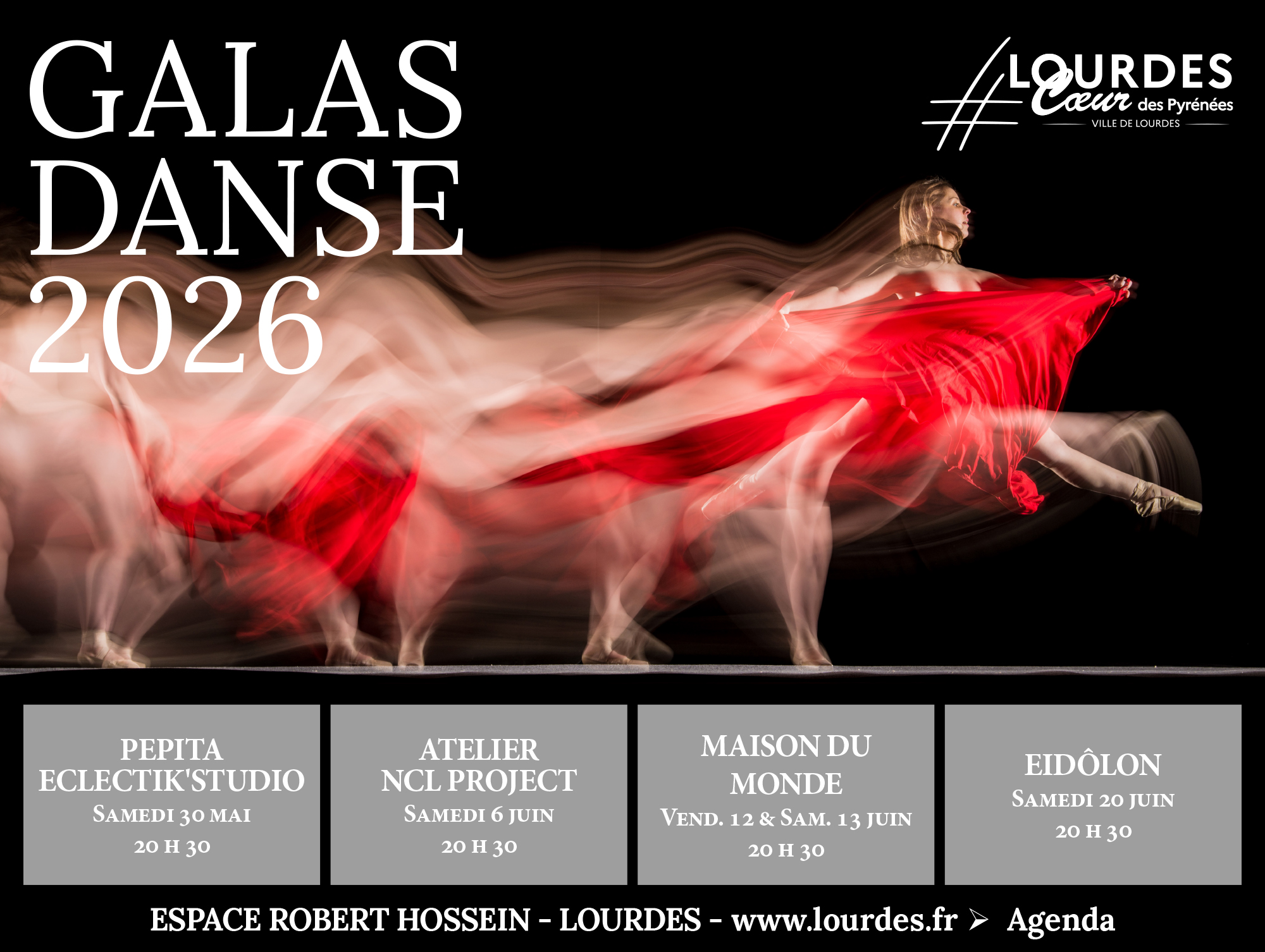 Spectacle de danse organisé par l&rsquo;Atelier NCL Project