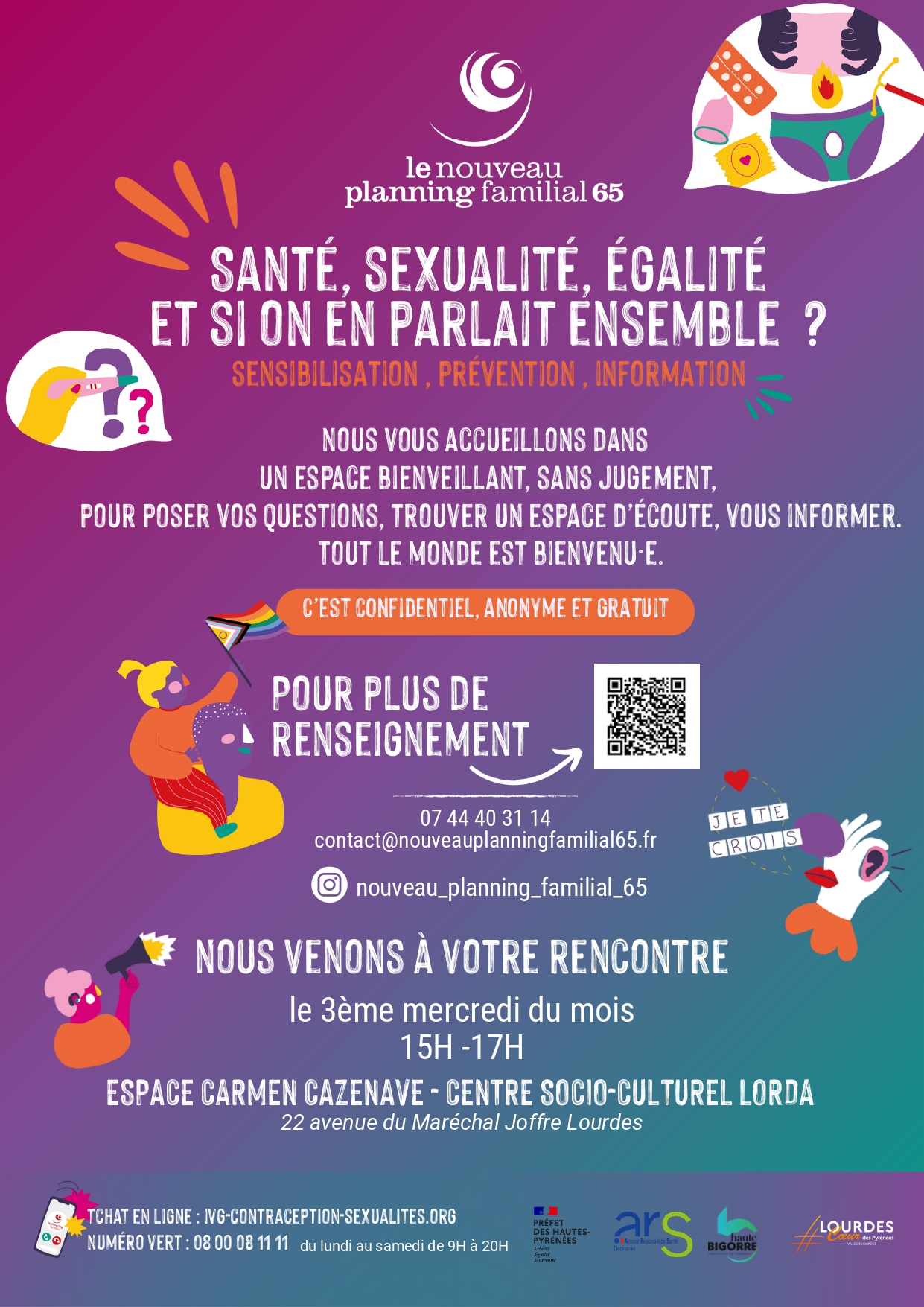 Permanence du Nouveau Planning Familial 65