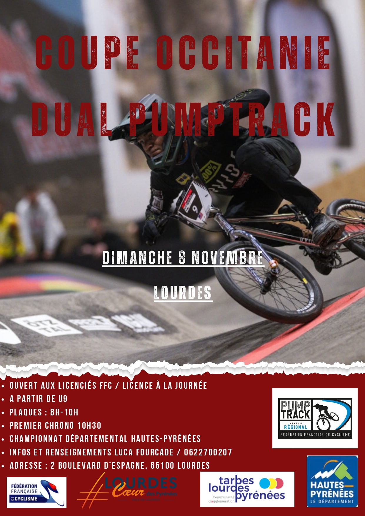 Coupe Occitanie Dual Pumptrack – Championnat départemental Hautes-Pyrénées