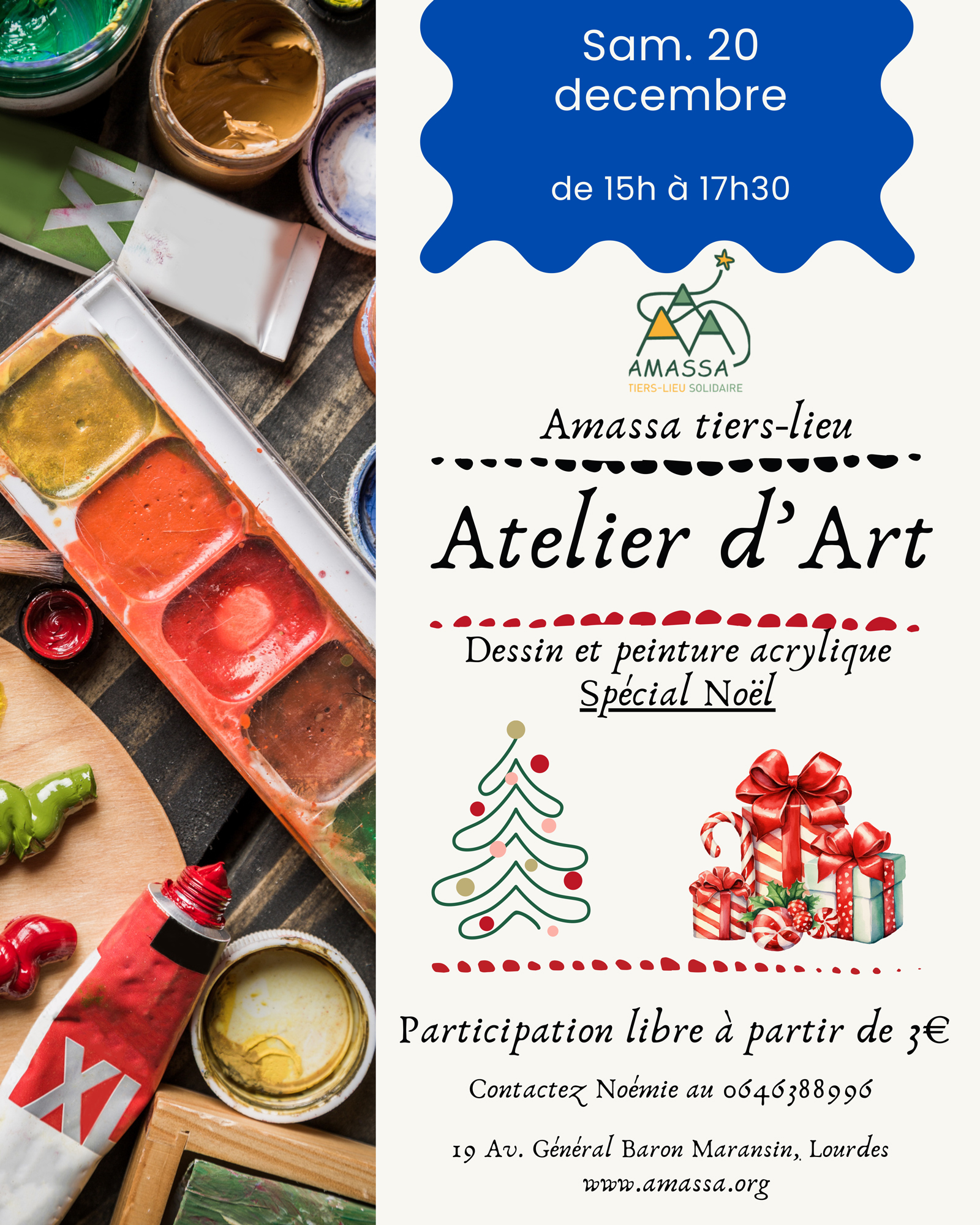 Atelier d’art créatif – Noël