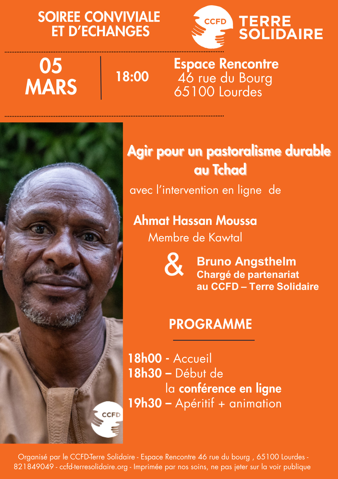 Soirée d’échange autour du pastoralisme durable au Tchad