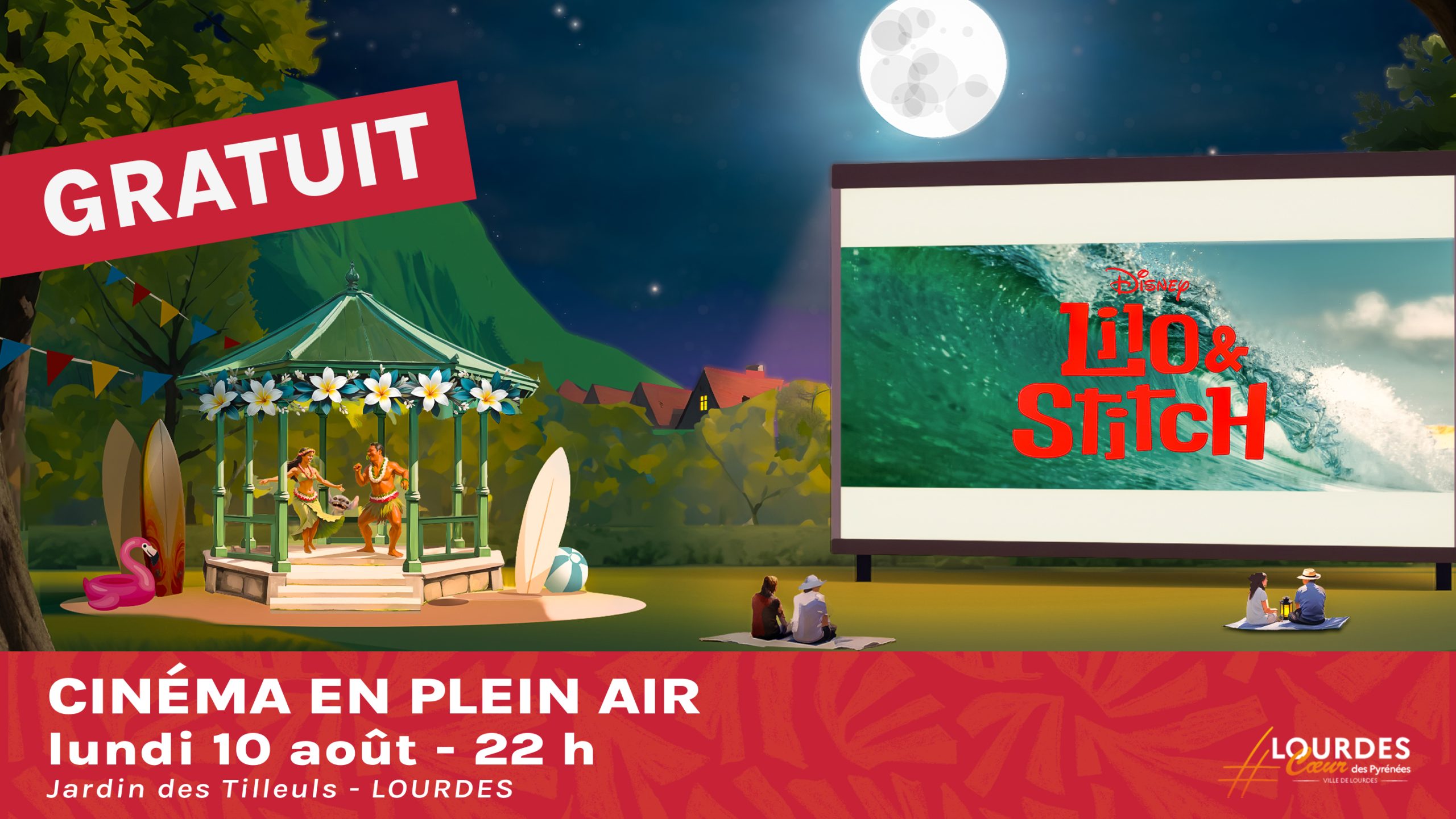 Cinéma de plein air GRATUIT – « Lilo & Stitch »