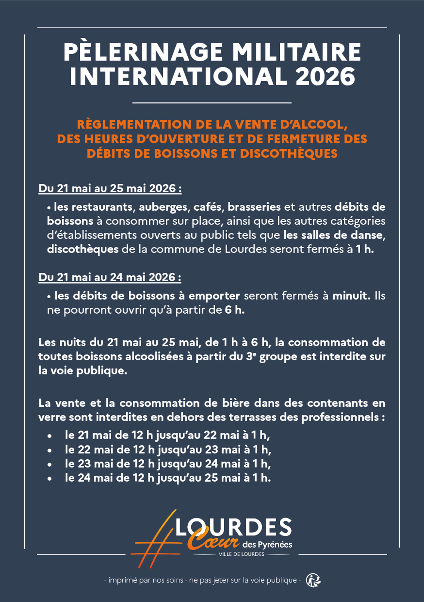 Réglementation alcool PMI 2026