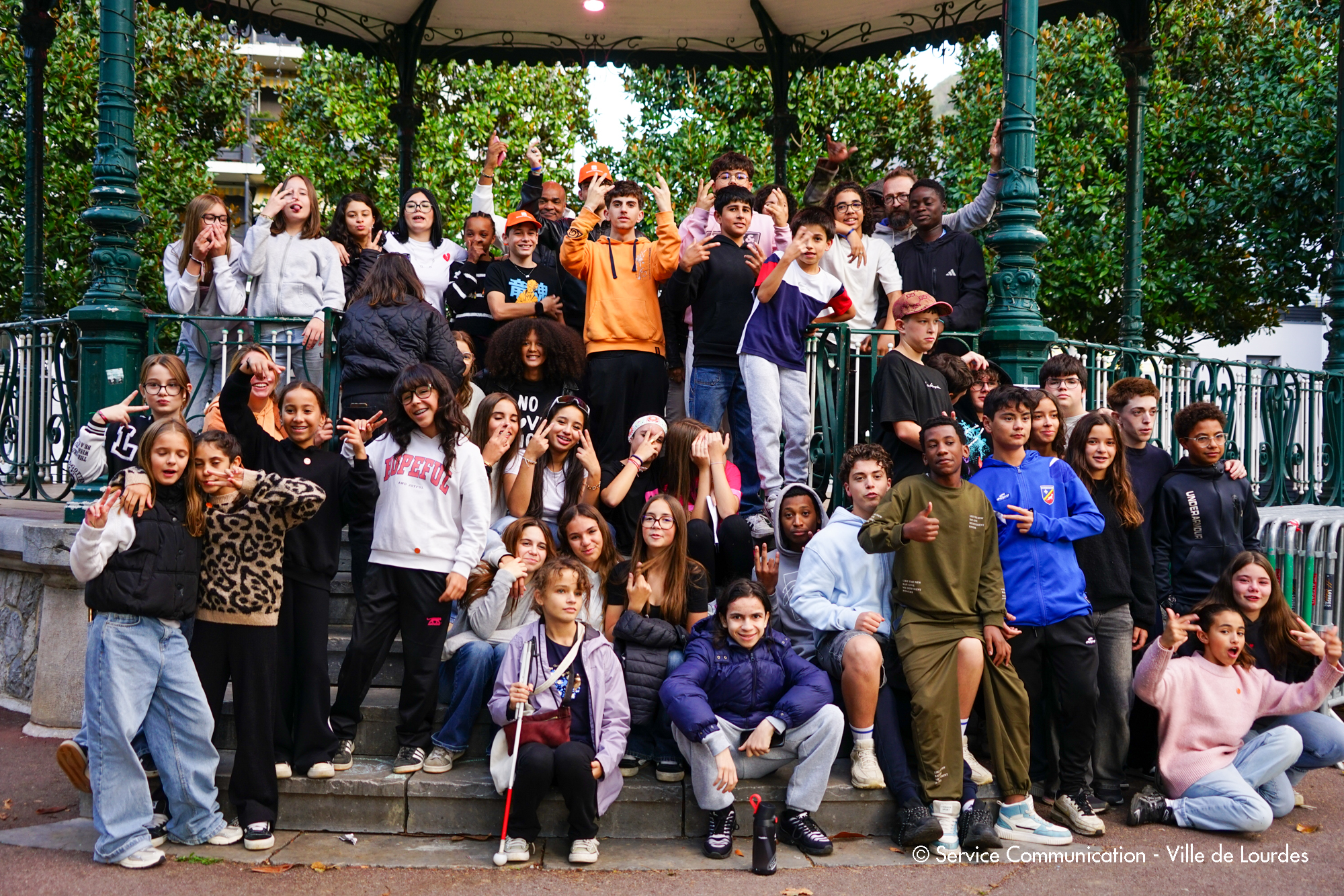 Les jeunes du CSC Lorda transforment l’engagement en musique