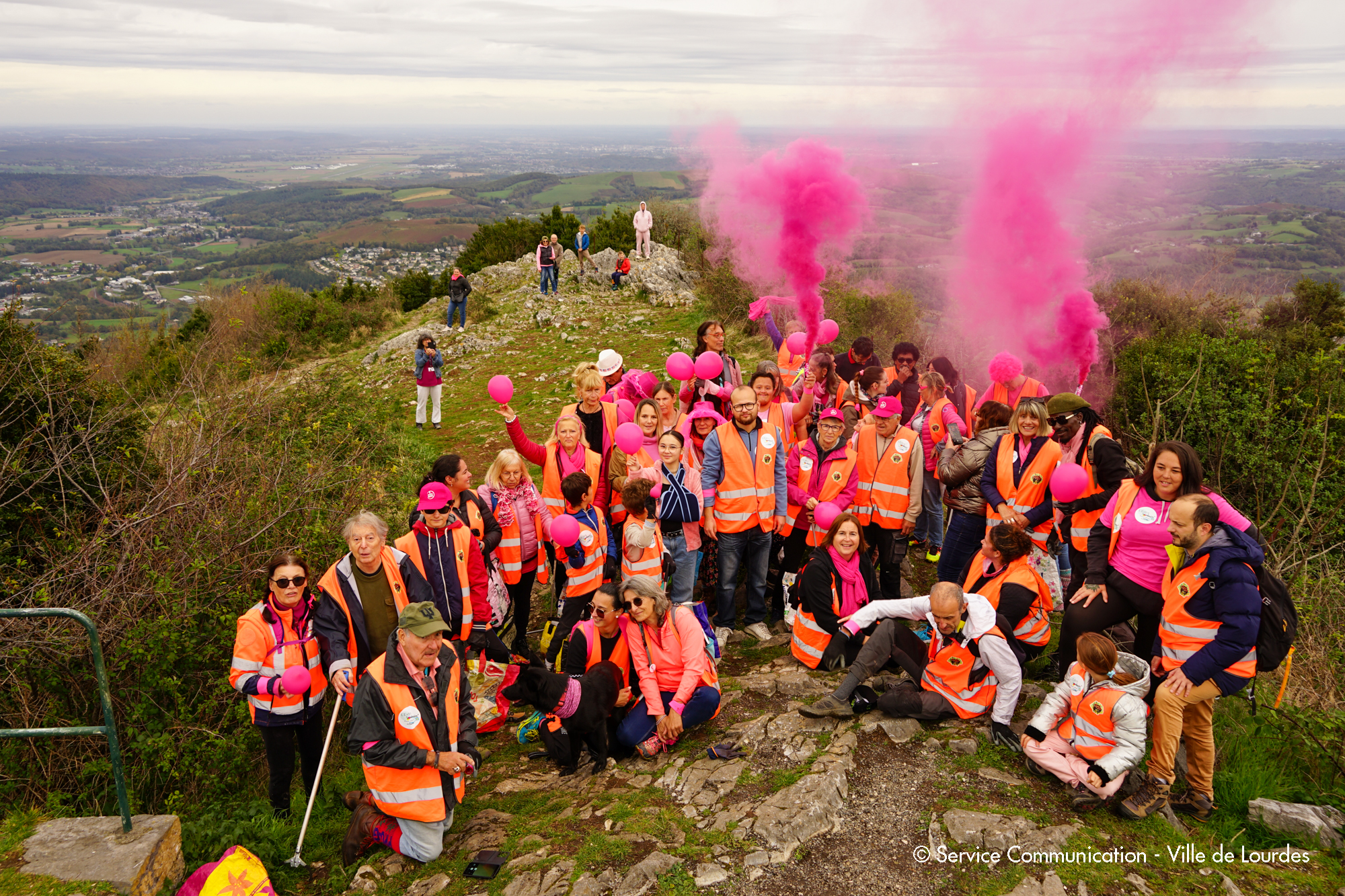 Octobre Rose au Pic du Jer : quand solidarité rime avec civisme