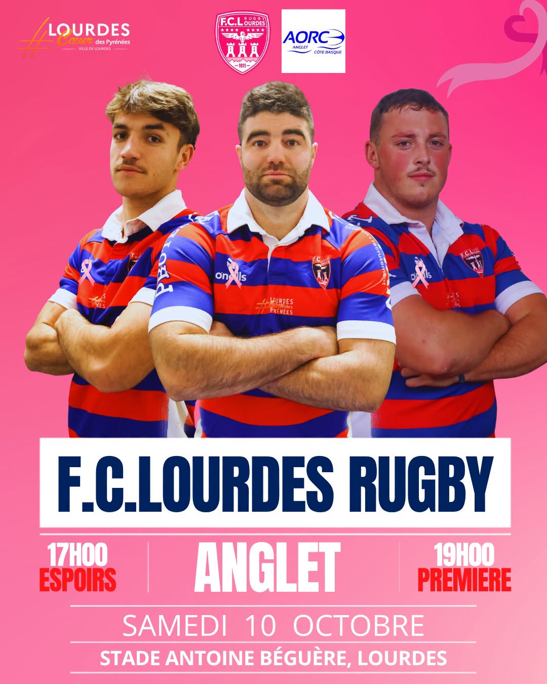 Match Rugby : FC Lourdes Rugby / Anglet Rugby