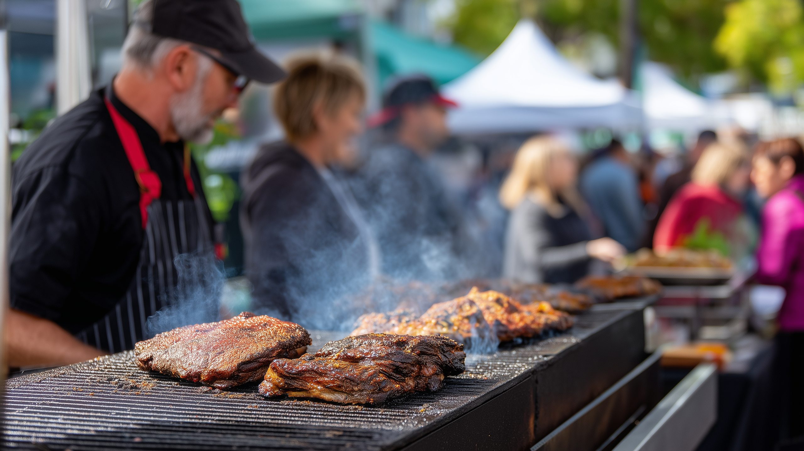 Soirée grillades avec l&rsquo;association familiale du quartier de Sarsan