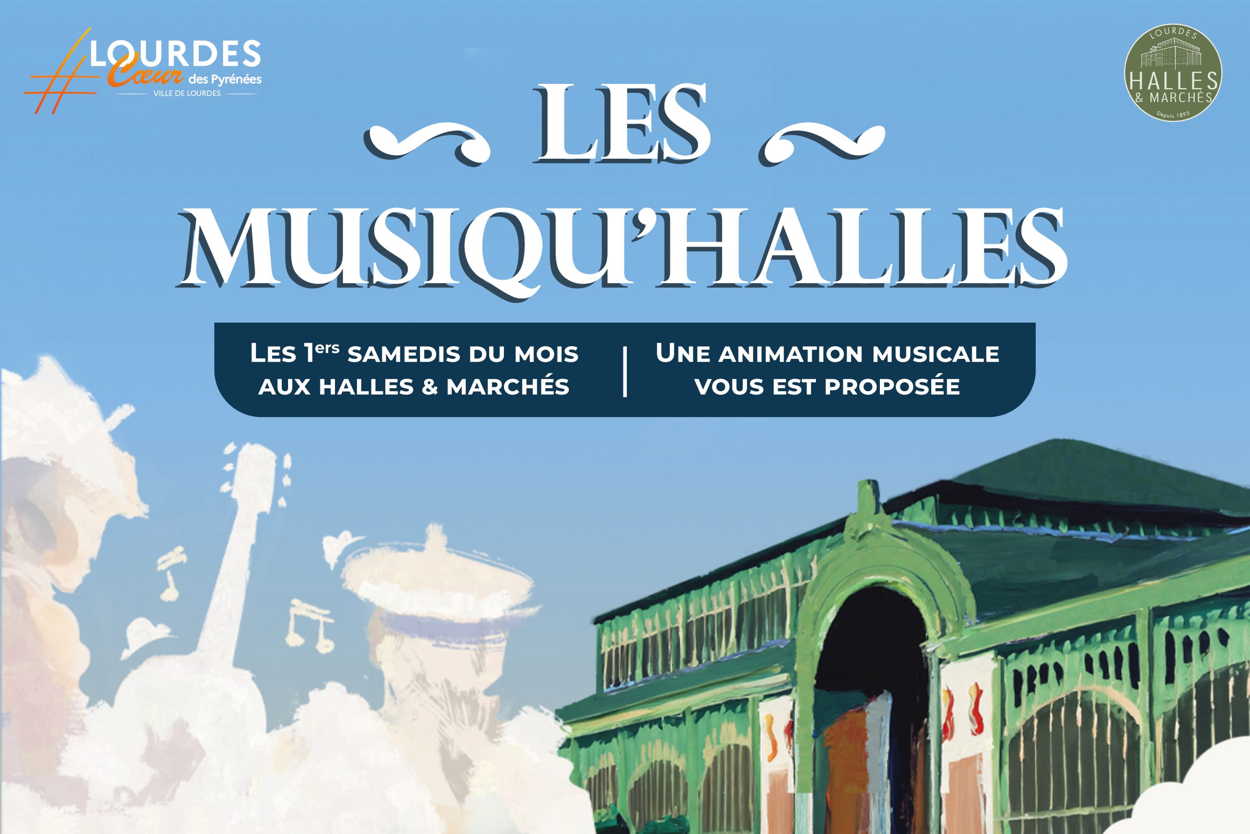 Les Musiqu&rsquo;Halles : concert gratuit avec « Les fils du vent » !