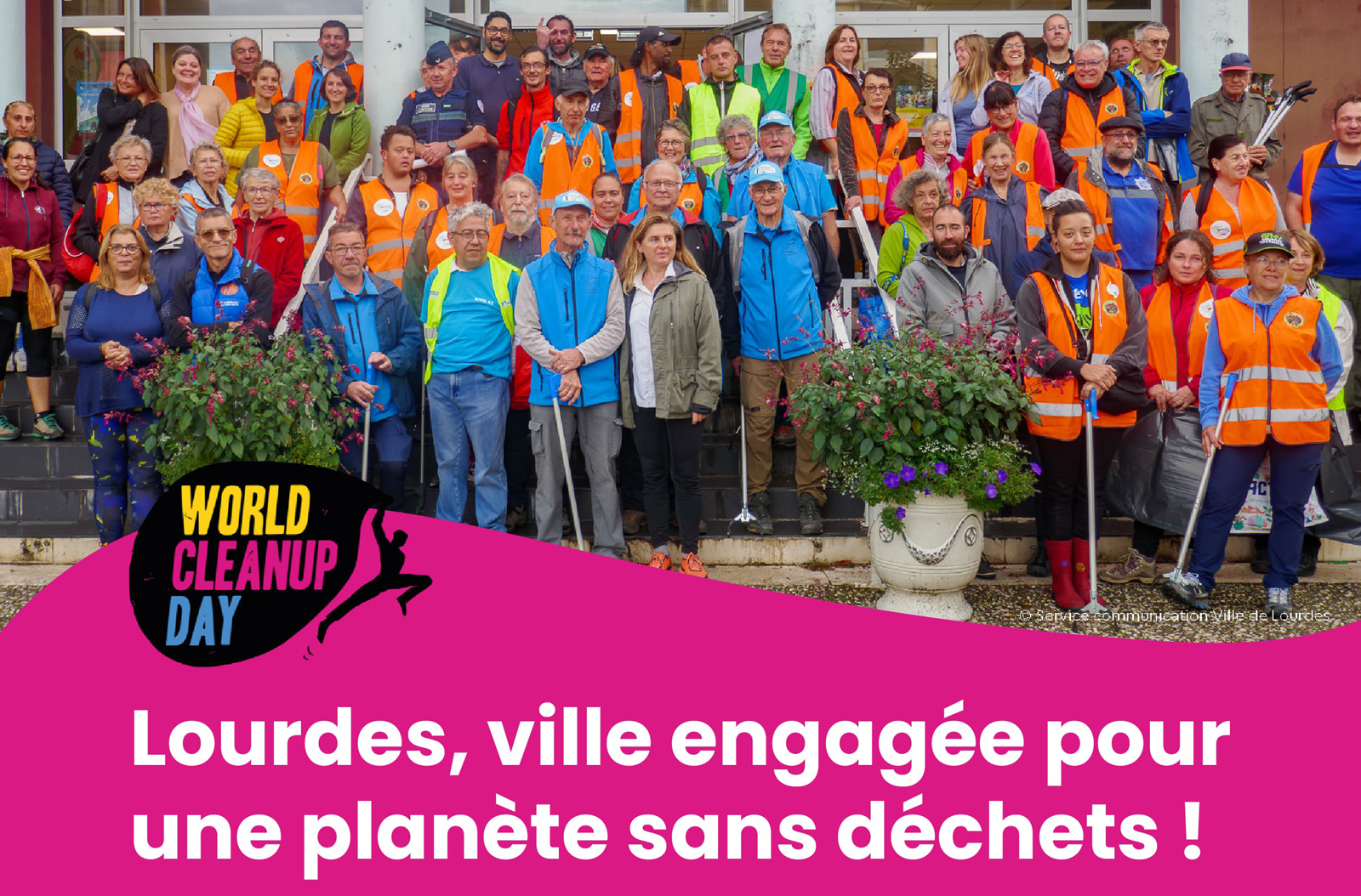 Lourdes participe à la Journée mondiale du nettoyage de la planète samedi 20 septembre 2025
