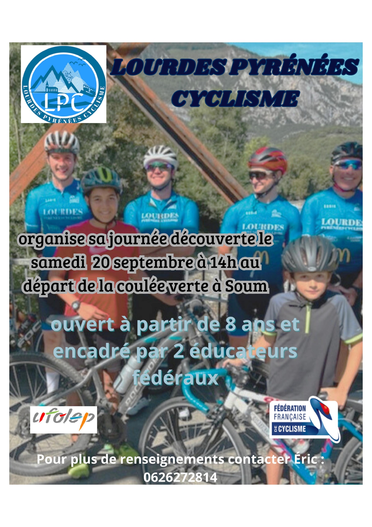 Journée découverte du cyclisme avec Lourdes Pyrénées Cyclisme
