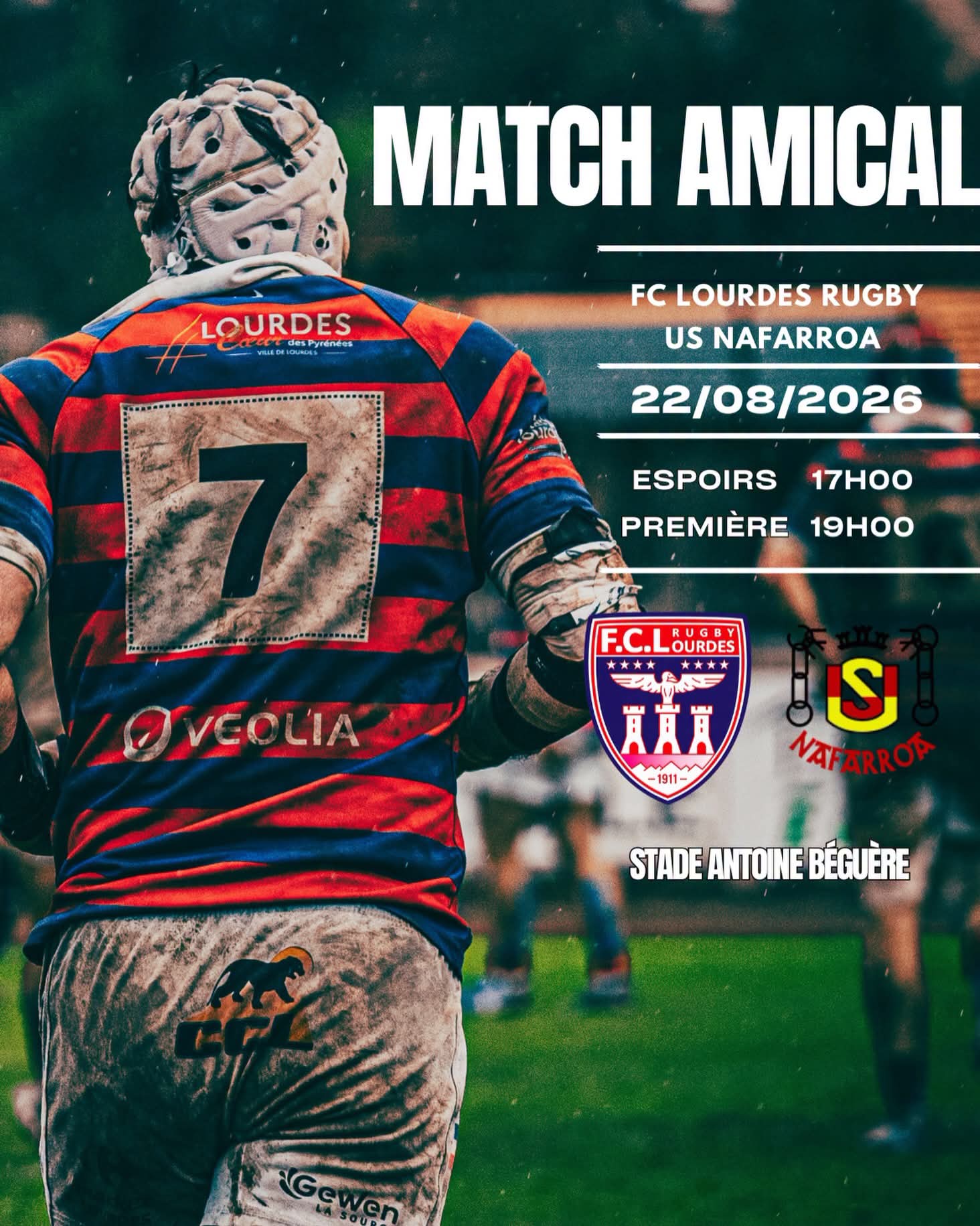 Match amical Rugby : FC Lourdes Rugby / US Nafarroa