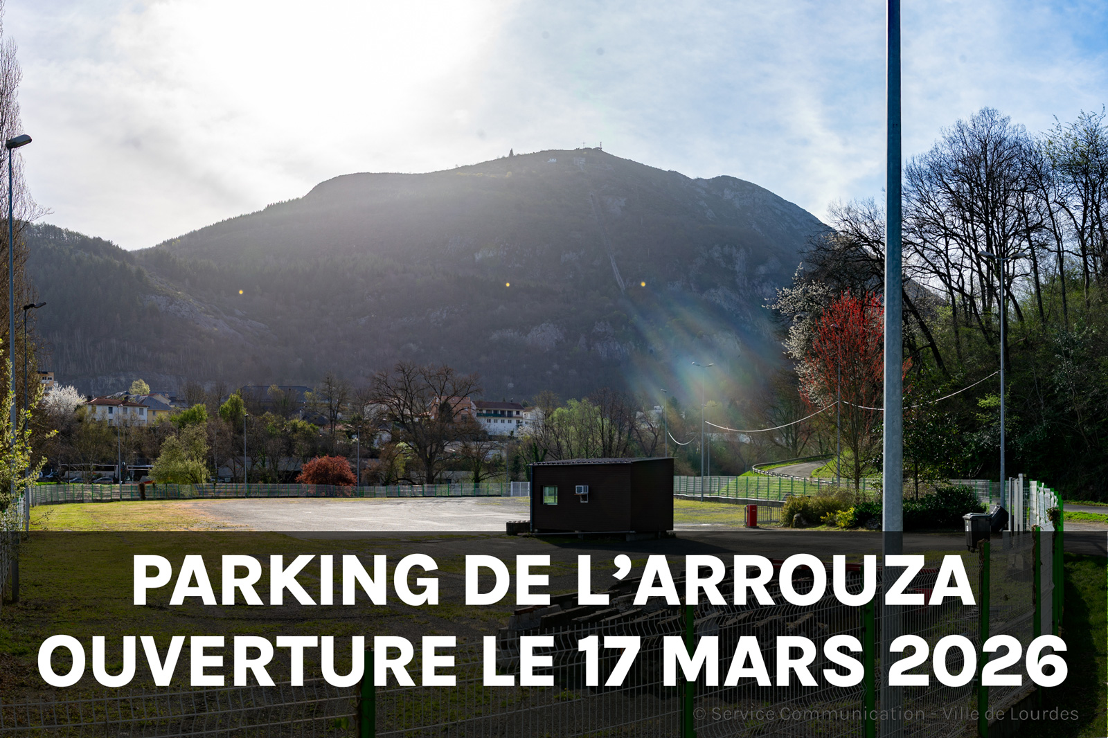 Ouverture du parking Arrouza – Saison 2026