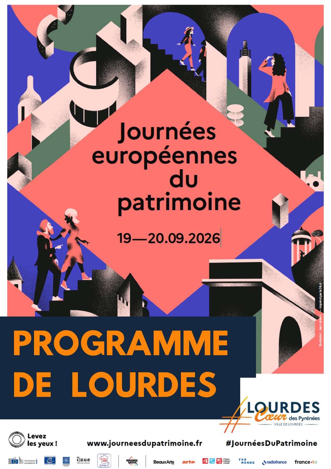 Programme des Journées européennes du patrimoine 2026 à Lourdes