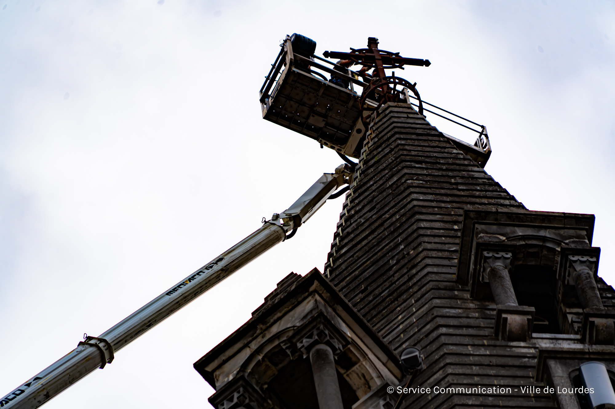 Remplacement du parafoudre de l&rsquo;église du Sacré-Cœur