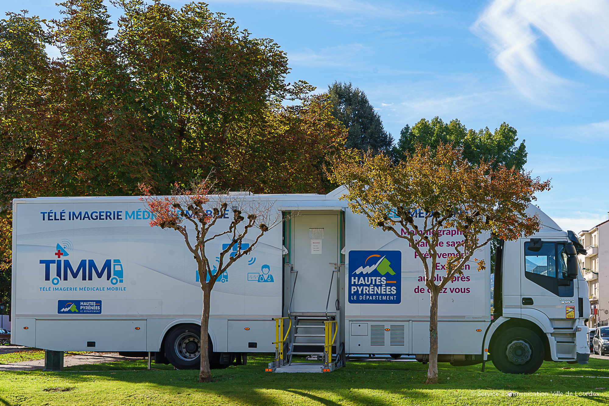Camion de dépistage des cancers du sein, du col de l&rsquo;utérus et du côlon Prévent&rsquo;TIMM