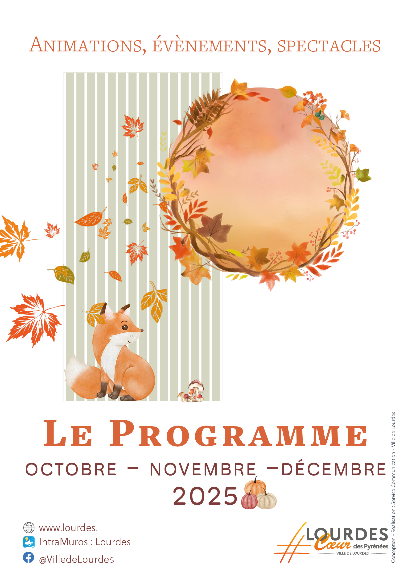 Programme Animations Octobre-Novembre-Décembre 2025 Lourdes