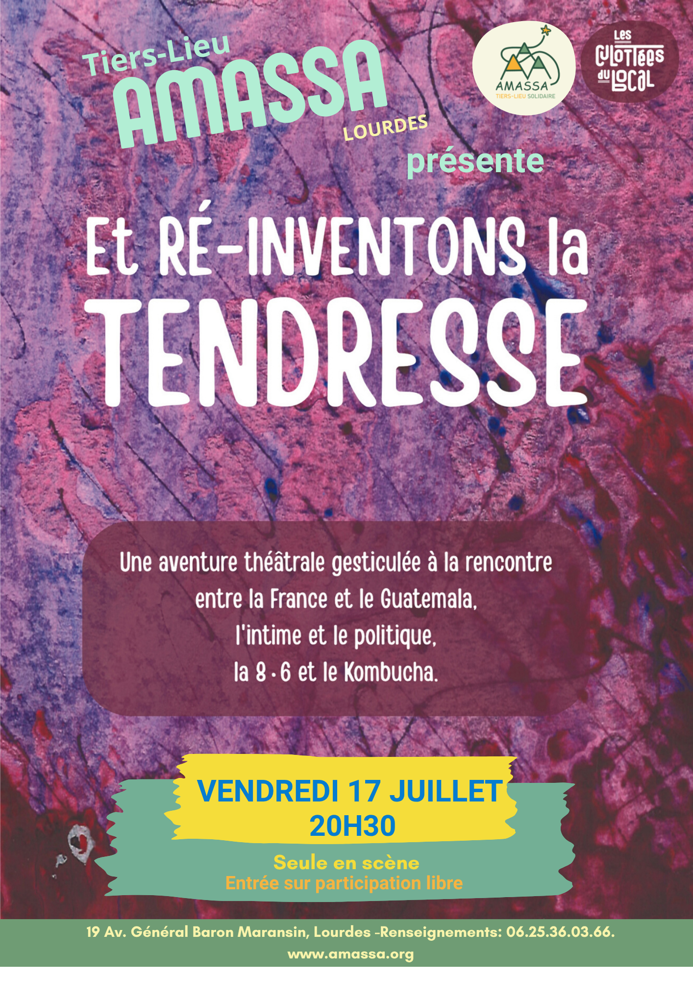 “Et Ré-inventons la Tendresse” :  une aventure théâtrale gesticulée