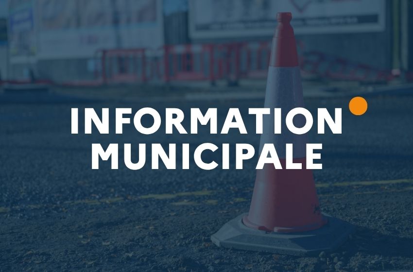 Information municipale – Route barrée le jeudi 6 novembre : avenue Peyramale et avenue Peyramale prolongée