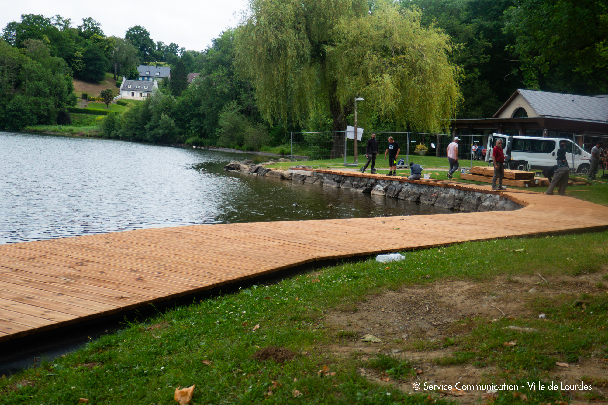Travaux au lac : accès sud interdit du 3 au 5 juin