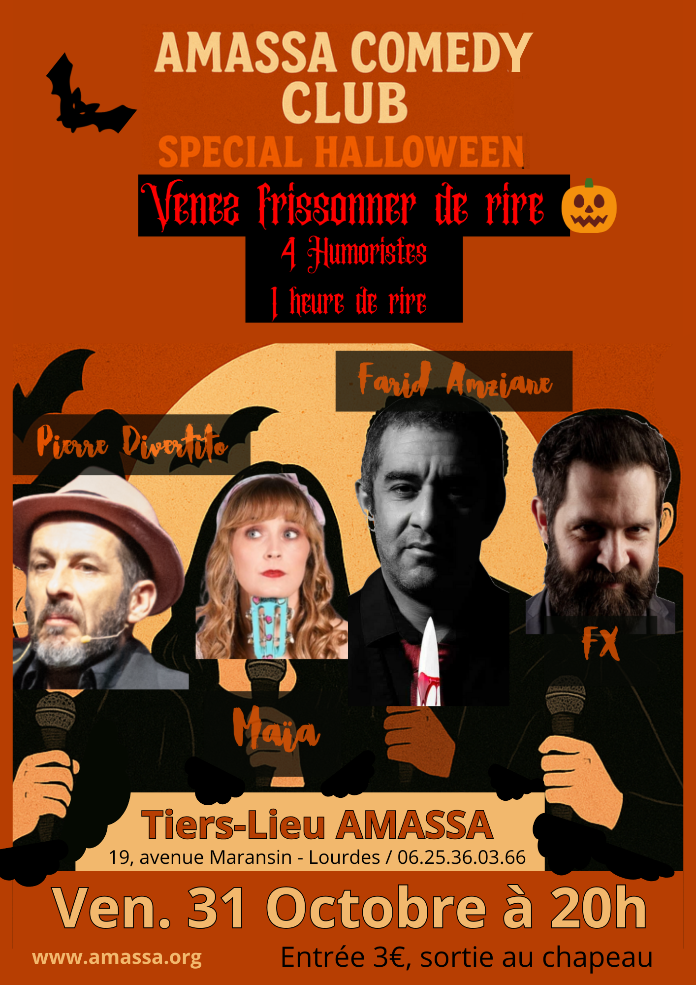 Stand-up Comedy show – Spécial Halloween