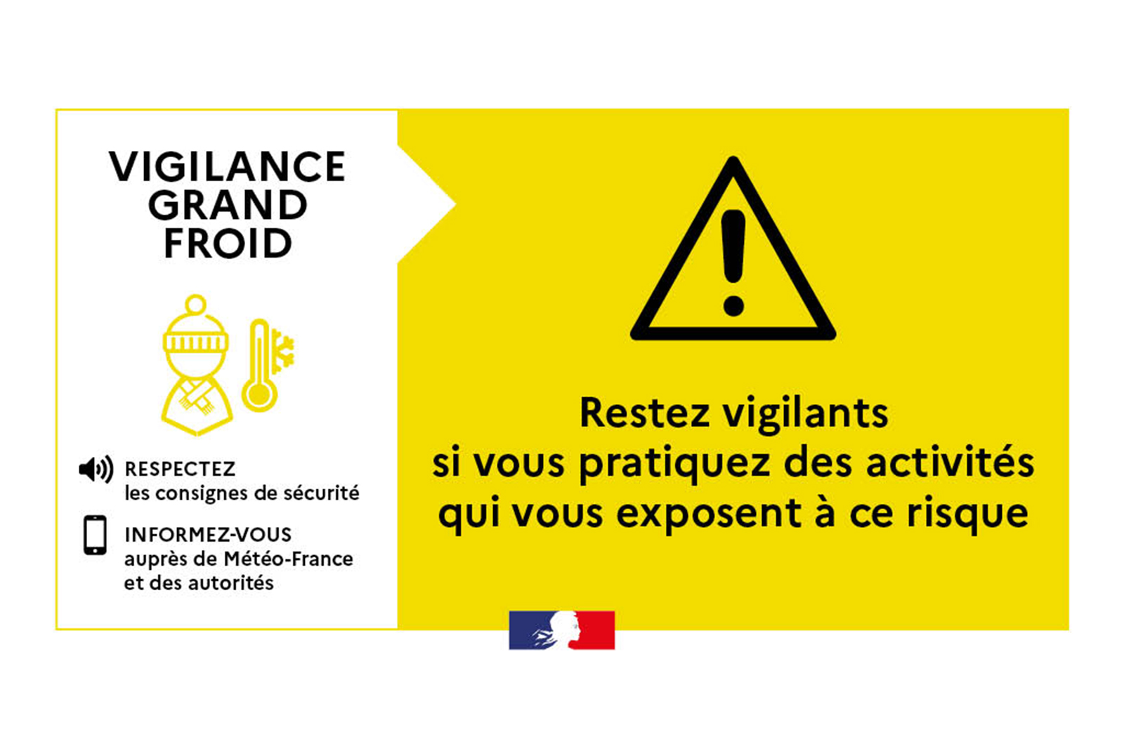 Vigilance jaune : grand froid jusqu’au mercredi 7 janvier