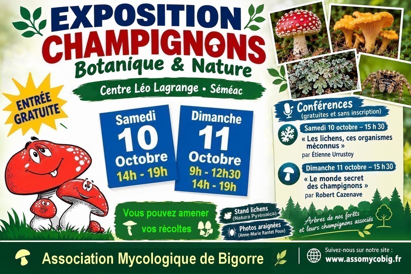Exposition Champignons – Botanique & Nature